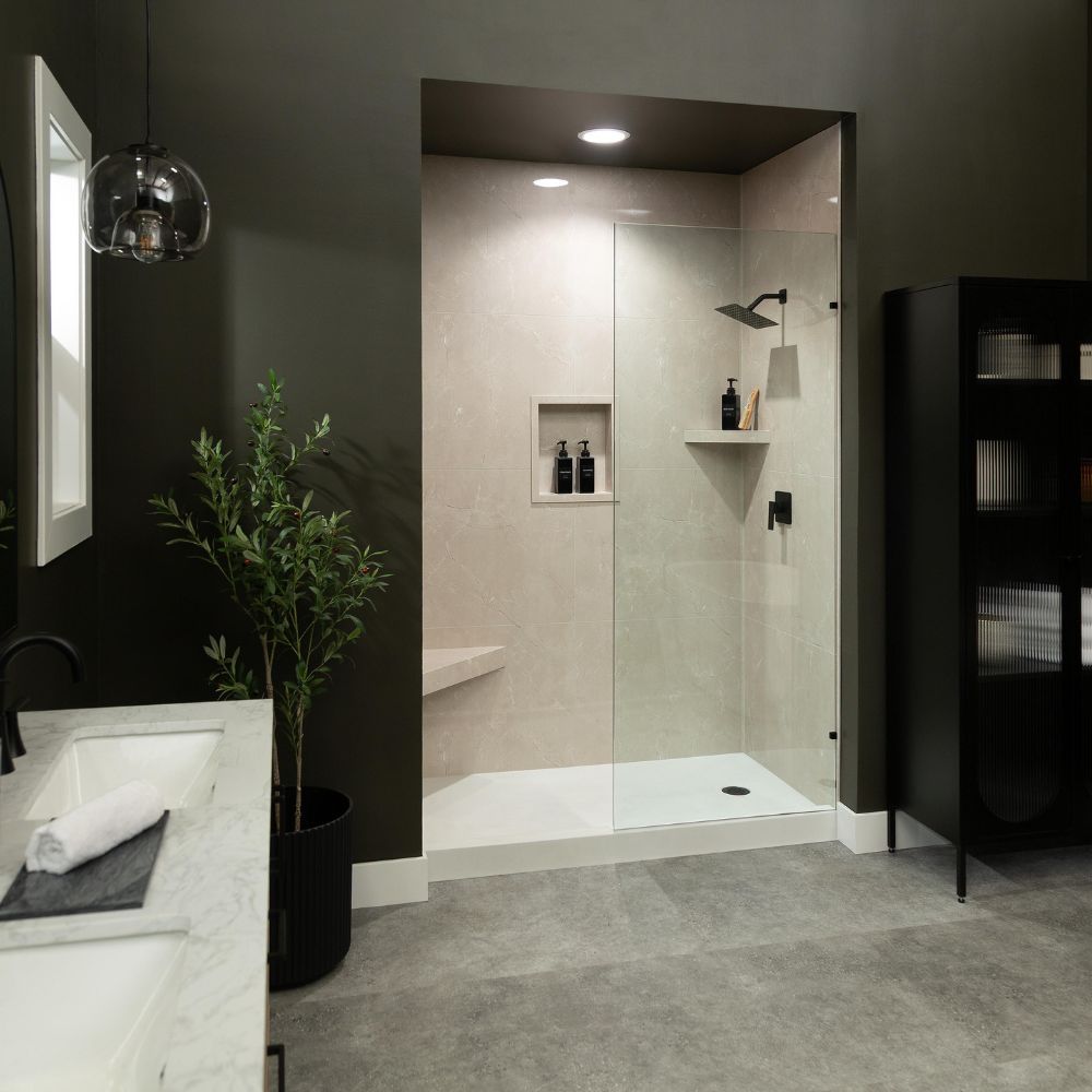 Tuscany Sand - Shower Wall Panels - Bathroom Shower Surround